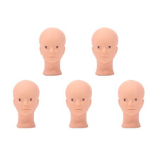 5X Beauty Eyelash Extension Practice Training for Makeup Cosmetology Soft Silicone Mannequin Manikin