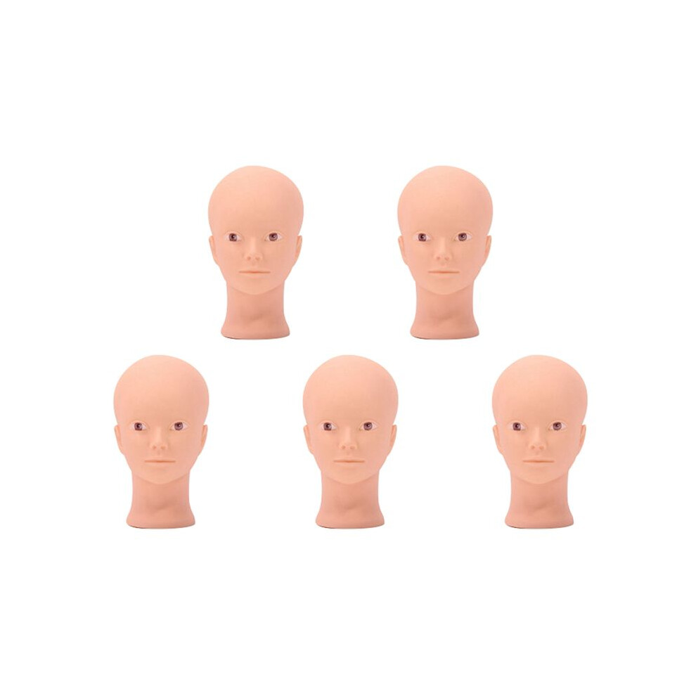 5X Beauty Eyelash Extension Practice Training  for Makeup Cosmetology Soft Silicone Mannequin Manikin