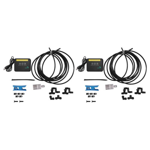 2X MIUS Intelligent Automatic Mist Spray System Set Electronic Timer LCD Screen Sprinkler Controller