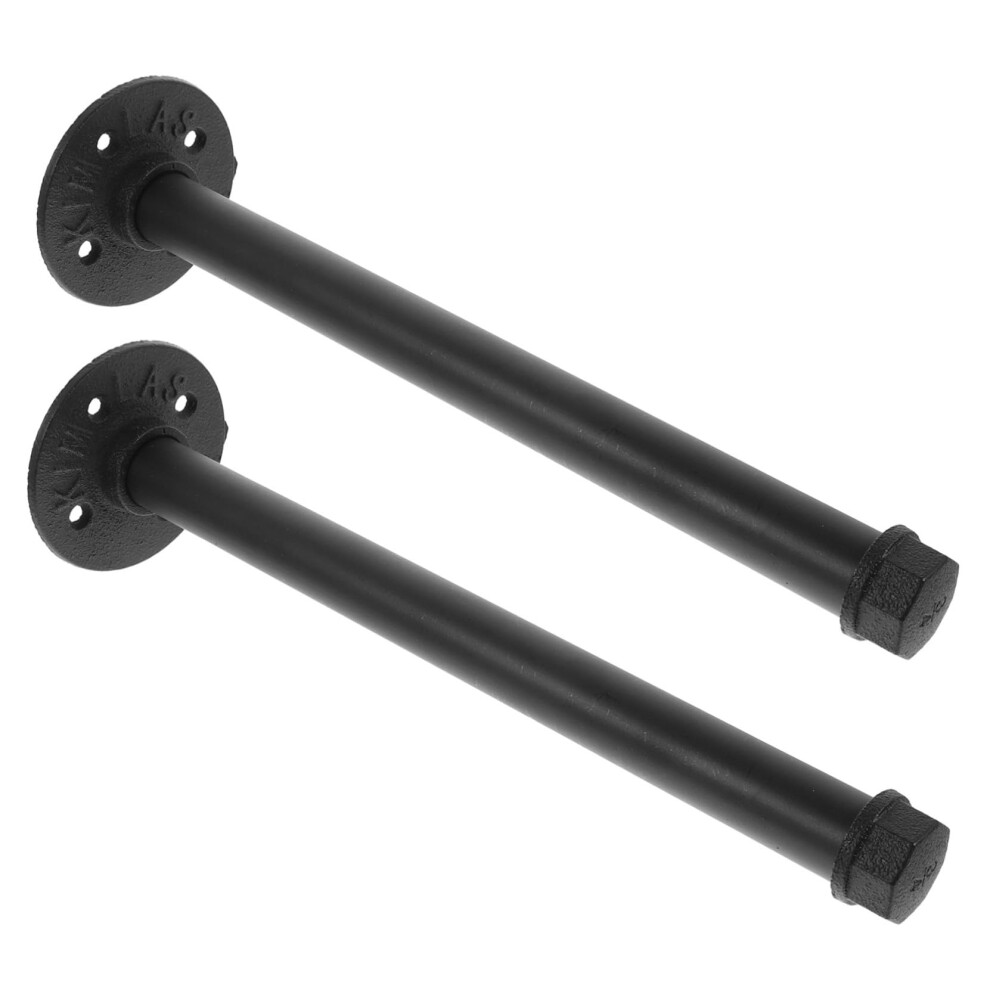 2Pcs Sturdy Floating Shelf Brackets For Wall With Concealed Design And Industrial Style 9771547045939