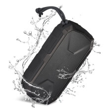 Outdoor Waterproof Wireless  Speaker with Stereo Sound Deep USB/AUX/TWS Pairing Hands-Free Calling for Camping