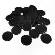 (black100) 100pcs Mixed Color Game Tokens Chips Coins for Family Games Accessory 2025