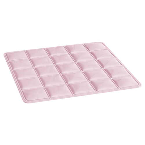 Soft Cushions for Pet Large Cooling Bed-Square plaid pink
