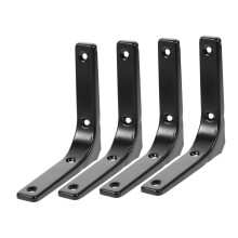 Floating Shelf Brackets Set of 4 Heavy Duty Hidden Mount for Clean Wall Mounted Look