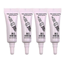 (4pcs) Graisse isolante pour bougies d'allumage automobiles, silicone isolant haute tension, résistant à la corrosion à basse température