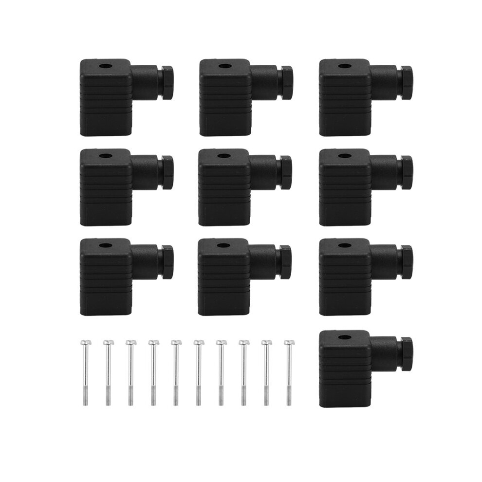 Din 43650 Form A Solenoid Valve Connector Din Valve Field Attachable Connector For Hydraulic Pneumatic For Hirschmann 6031861921252