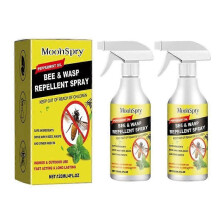 (2PCS) Spray répulsif naturel à la menthe poivrée pour abeilles et guêpes 1-3x 2025