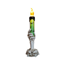 LED Electronic Candle With Hand Designs for Halloween-Green