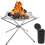 Portable Bonfire Campfire Fire Pit Collapsing Stainless Steel Mesh Fireplace Foldable Camping Fire Pit Camping Gear 1