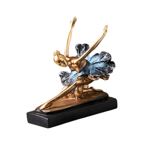 Resin Ballet Dancer Statue Figure Sculpture Craft  Table -3