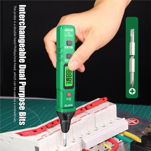 LAOA Digital Interchangeable Screwdriver  Sensor Pen Voltage Pen Voltage Tester 2