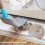 Retractable Microfiber Flat Mop and Extendable Duster with Telescopic Handle, 2 Replaceable Cloths for Gap Cleaning 5