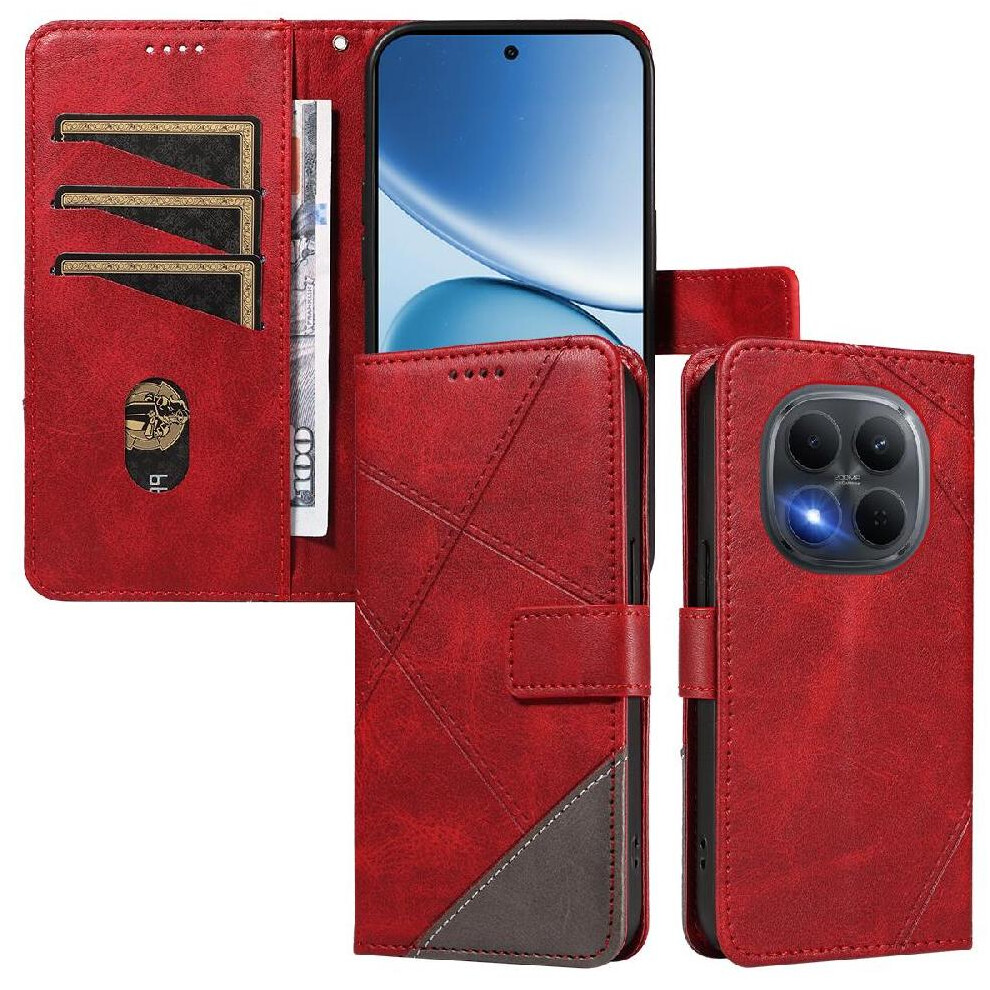 Photos - Case  Flip  For Xiaomi Redmi Note 15 Pro 5G High-Quality With Diamond Stitching Leather Phone Protection  And Card Slot