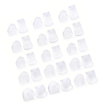 Set Of 15 Pair High Heel Shoe Protectors TPU-Transparent color
