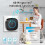 Wireless Lanyard Button Pager Emergency SOS Pager Emergency Call Button for Kids Elderly Call System EU Plug White 6