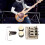 Electric Guitar Bridge and 4 String Fixed Bass Bridge Replacement, Enhanced Sound Resonance, Stable Alignment 5