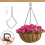 Ceiling Hooks for Hanging String Lights and Plants, 20Pcs Rustproof Steel Hooks with Spring Safety Buckle 2