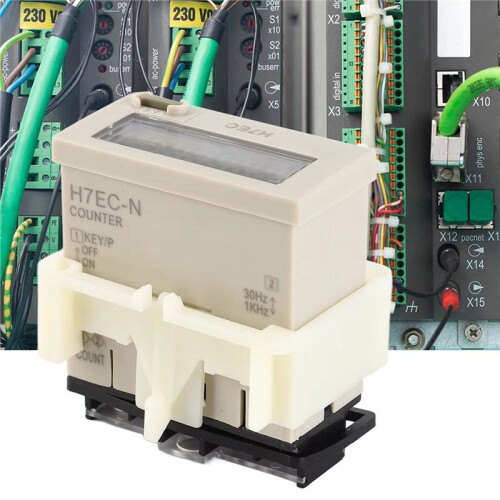 New H7EC N Without Input Voltage Digital Electrical Counter Totalizer with 8-Gigit LCD Display 1