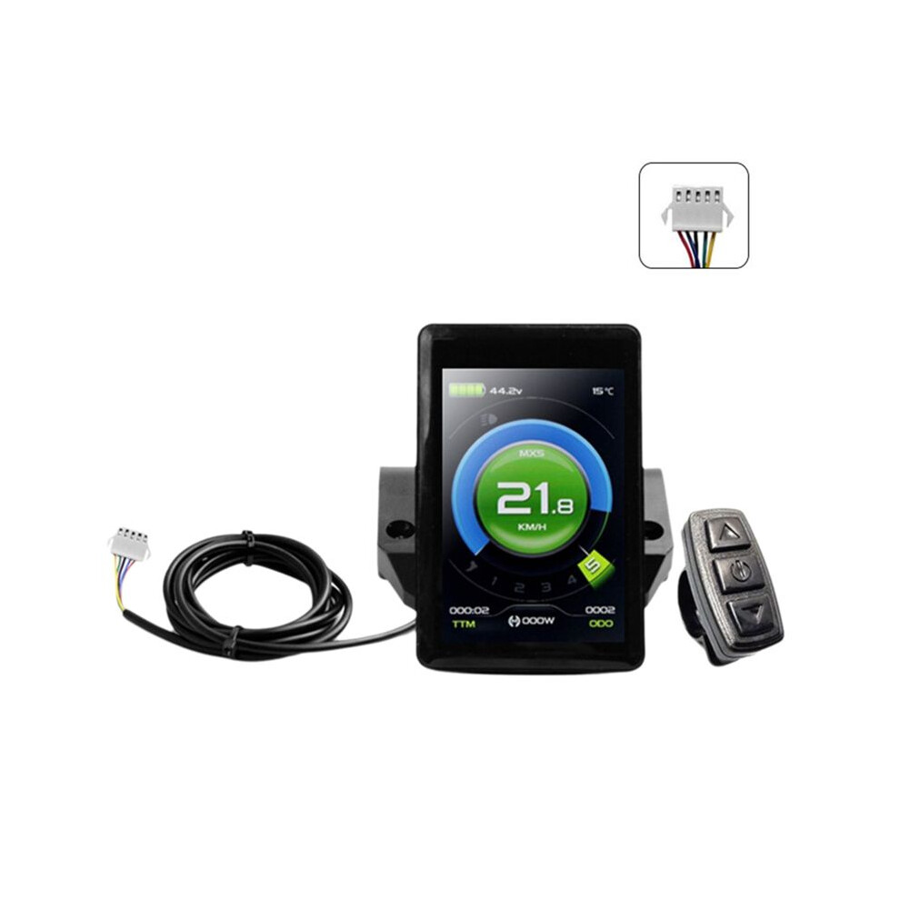 Electric Bicycle Color Display Kt Tf02s 24V 36V 48V Intelligent Control Panel Display Ebike Kit Sm Plug 6031873649434