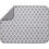 Reversible 18"x24" Dish Drying Mat, XL Microfiber Kitchen Mat for Counter, White Trellis 1