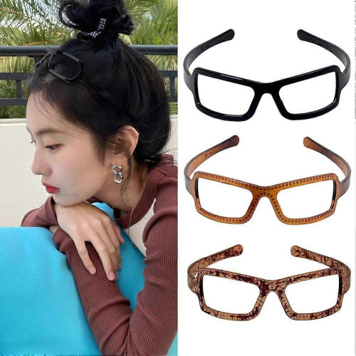 (Black) Diadema para gafas de sol y diadema para mujer 2