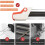 (A(4.0mm)) 4.0/4.8mm Electric Chainsaw Sharpener Handheld Manual Chain Grinder 3