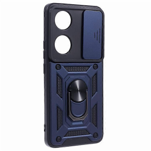 (Blue) Étui de protection d'objectif anti-rayures avec support intégré pour Honor 90 2