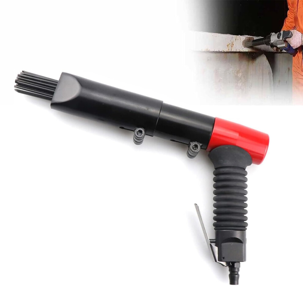 Electric Needle Scaler For Rust Removal, 19 Needles Air Tool With 5000 Rpm Impact For Paint And Weld Slag Cleaning 9330225531340