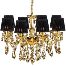 Clip Lampshades Candle Chandelier Lampshades for Ceiling Pendant Light Table Lamp Floor Light 18 Pcs Black