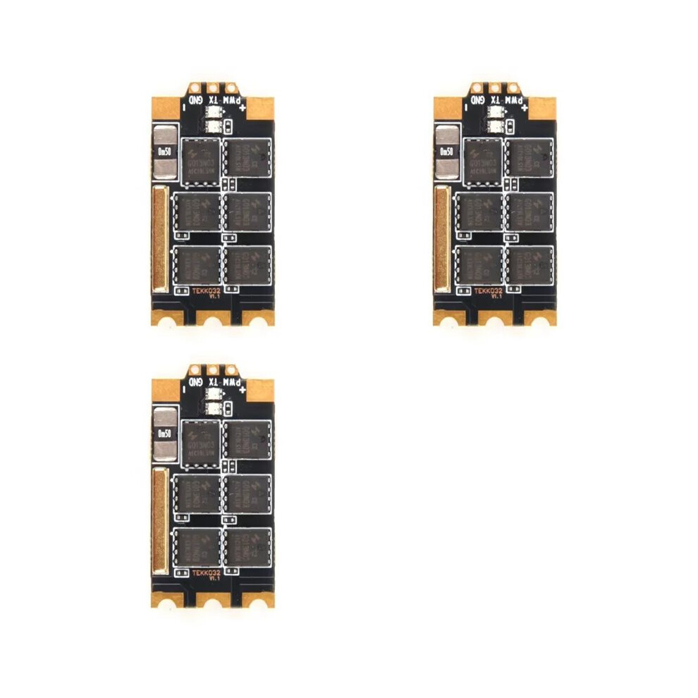 3X Tekko32 F4 45A Single Esc Am32 Dshot1200 Pwm 48K -Board Rgb Led Current Sensor 2-6S 6031929414511