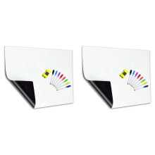 2X Whiteboard Magnetic Fridge White Board A3 for Home Kitchen Menu Meal Shopping List,Reminder Notice Memo Board
