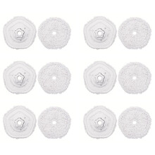 12 PCS Mop Cloth for Bot W10 Sweeping Robot Vacuum Cleaner Accessories Replacement Parts
