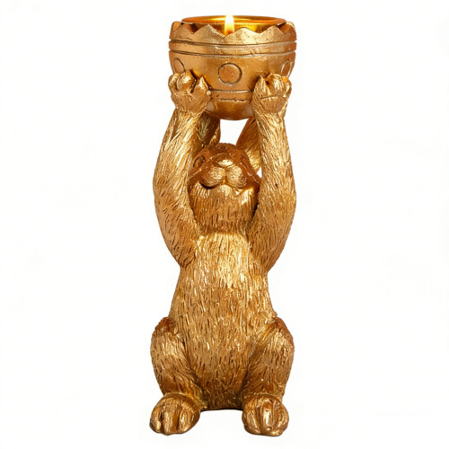 Decorative conies Candle Base produced Of Durable-gold 1