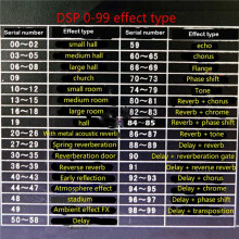 5X DSP Digital Reverb Module Karaoke Reverb Board Mixer Effector Module 0-99 100 Kinds of Effect