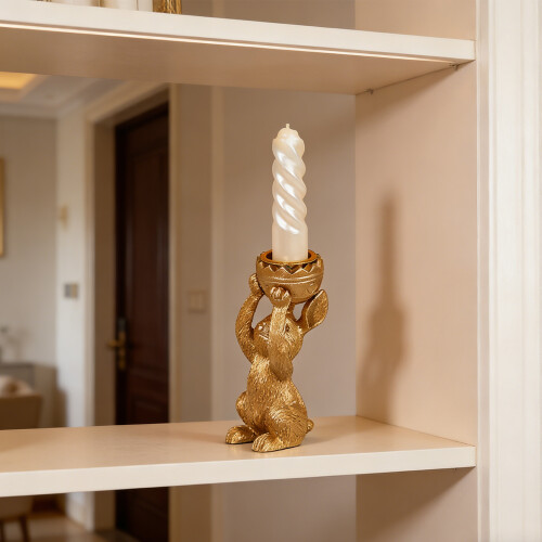 Decorative conies Candle Base produced Of Durable-gold 2