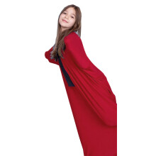 Sensory Body Sock for Kids with Autism, Deep Pressure Comfort, Stretchy XL Red Therapy Tool