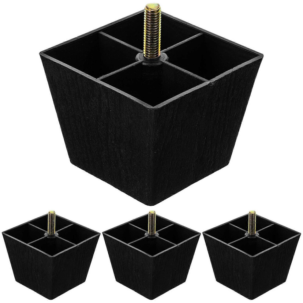4Pcs Square Heavy Duty Furniture Legs For Couch Sofa Replacement Feet 5996097196182