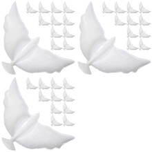36-Pack Balloons Memorial Release in Sky, Biodegradable White Angel Lanterns Funeral Party Decorations