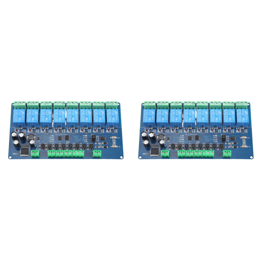 2X Modbus-Rtu 8 Channel Relay Module Modbus Rtu 8 Input Rs485 Communication Ttl 6032221799115