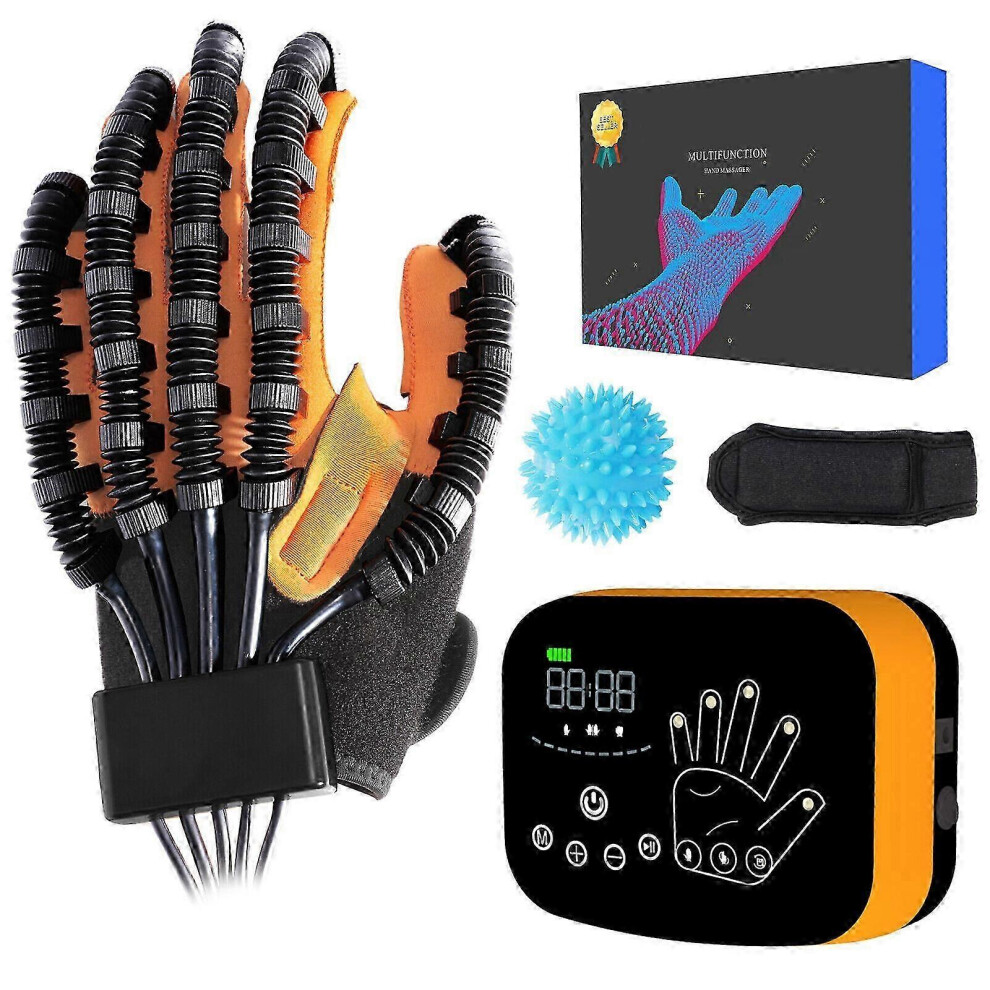 (Right hand, M) Hand Rehabilitation Robot Gloves for Finger Hemiplegia Recovery Training