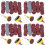 1 Inch 400 Pcs Sanding Discs Pad Kit Round Sandpaper Hook Loop Sander Backer 1