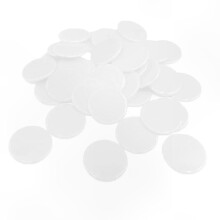 (white100) 100pcs Mixed Color Game Tokens Chips Coins for Family Games Accessory 2025
