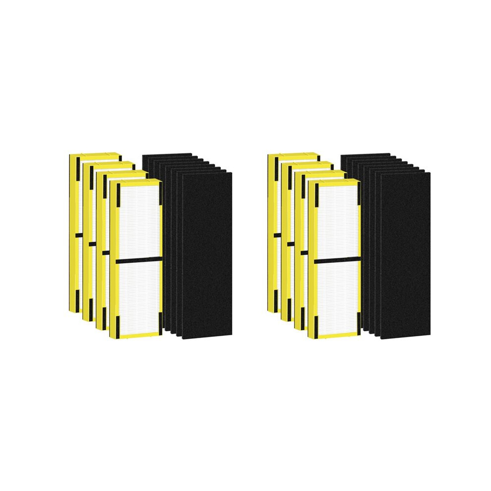 8+16Pcs Flt4825 Hepa Filter B Replacement Compatible For G-Guardian Air Purifiers Ac4825/4825E/4825W/4300/4800/4900/4850 6033488506461
