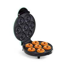 Electric Donut Maker Automatic Heating Egg Cake Bread Baking Machine 700W Kitchen Breakfast Makes 7_M