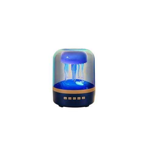 Vandmandsformet Bluetooth-højttaler med RGB-lysshow og krystalglashus_M