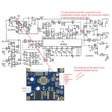 10X DSP Digital Reverb Module Karaoke Reverb Board Mixer Effector Module 0-99 100 Kinds of Effect