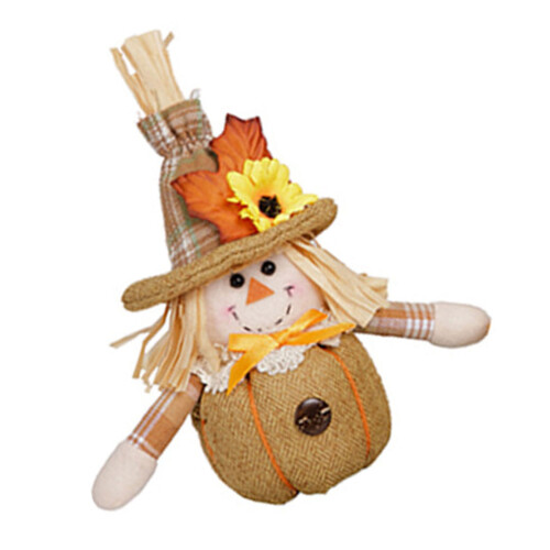 Fabric Scarecrow Display Piece for Fall Festivals-2