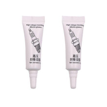 (2pcs) Graisse isolante pour bougies d'allumage automobiles, silicone isolant haute tension, résistant à la corrosion à basse température