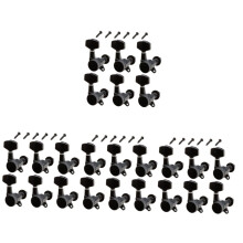 Zinc Alloy Guitar Tuning Pegs Set for Electric Guitar and Bass, Secure Tuning Stability