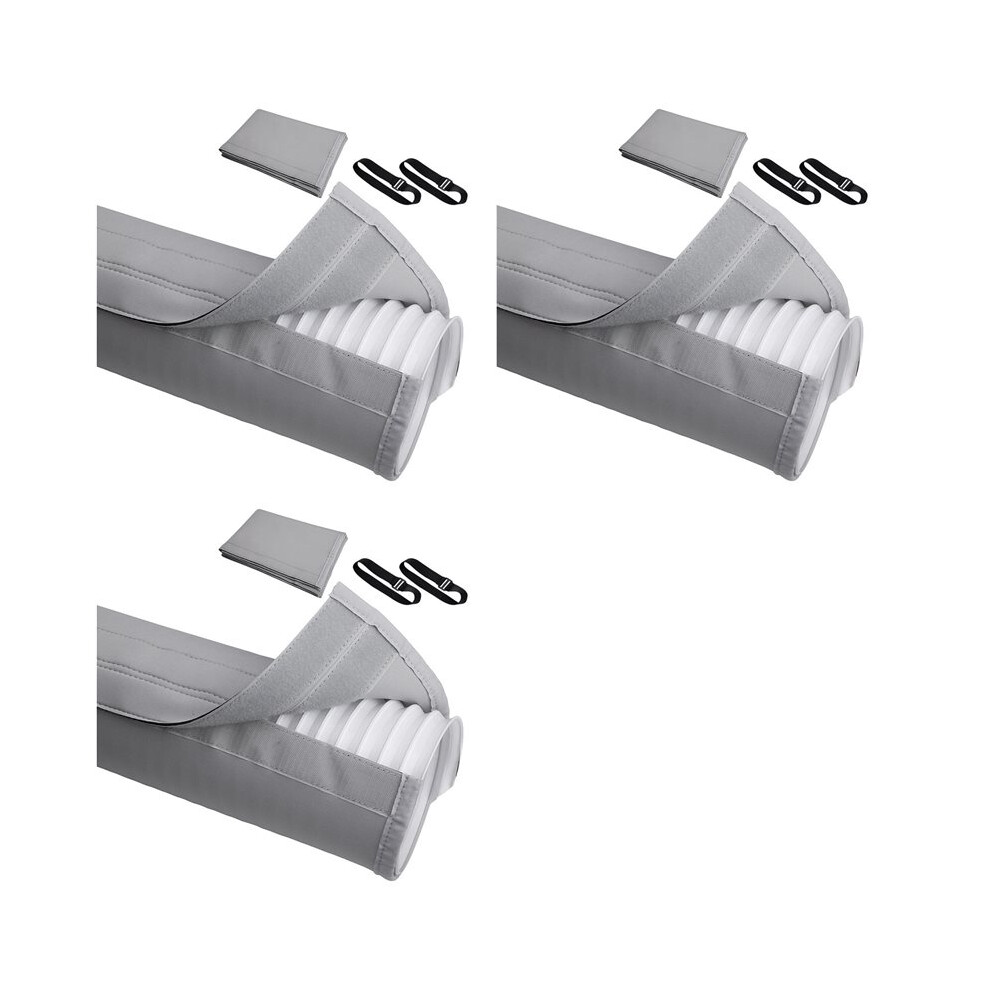 3X Air Conditioner Hose Cover Wraps Ac Hose Duct Vent Cover - Sleeve Insulated Cover For Ac For 5In&5.9In Diameter 6031672320381